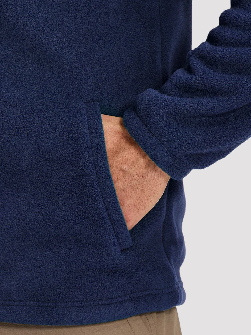 Men's Double-Layer Polar Fleece Full-Zip Jacket