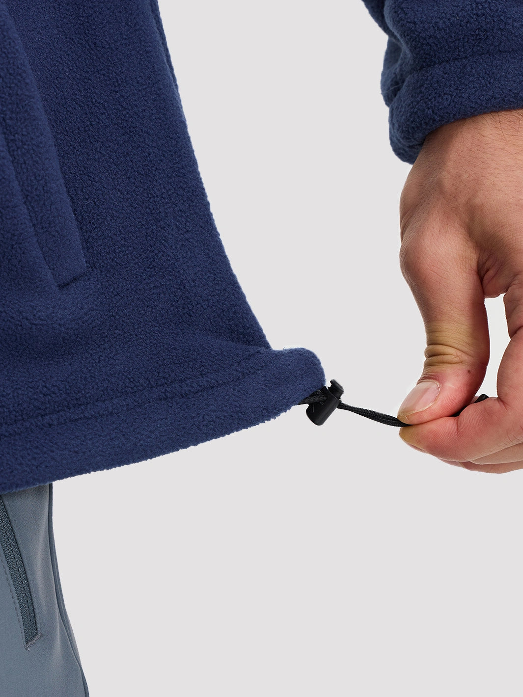 Men's Double-Layer Polar Fleece Full-Zip Jacket