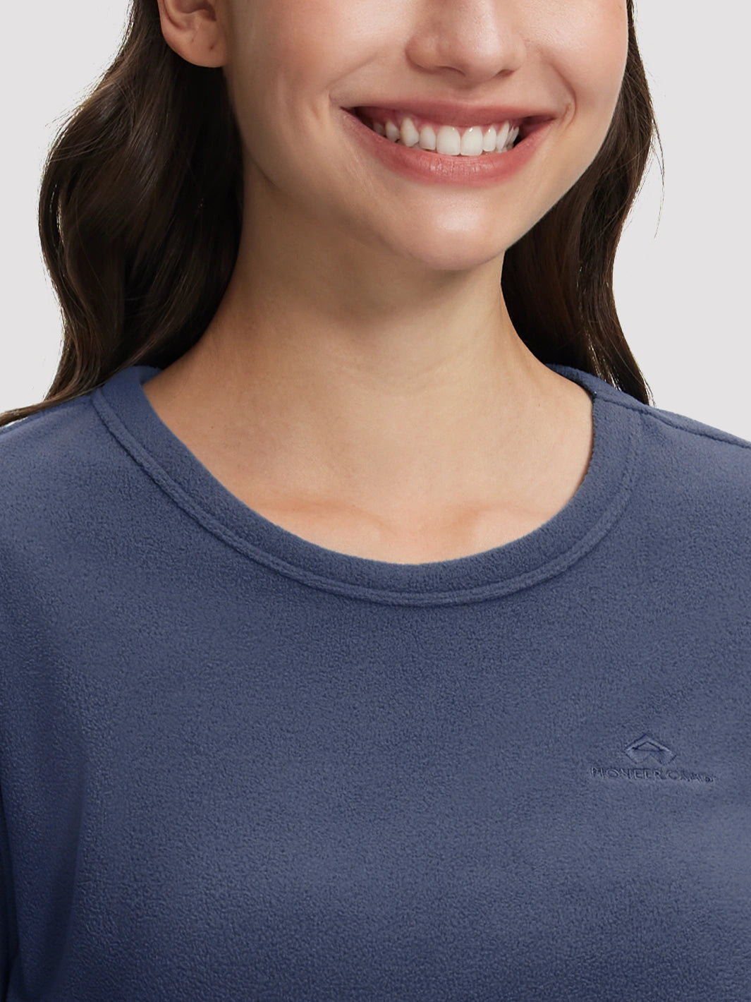 Women's 200g Polar Fleece Crew Neck Long Sleeve Top