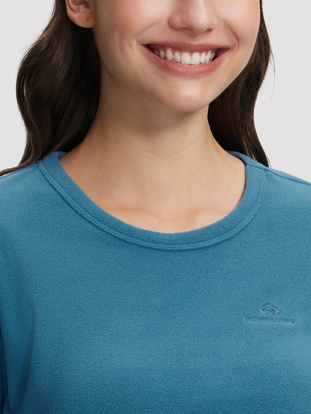 Women's 200g Polar Fleece Crew Neck Long Sleeve Top