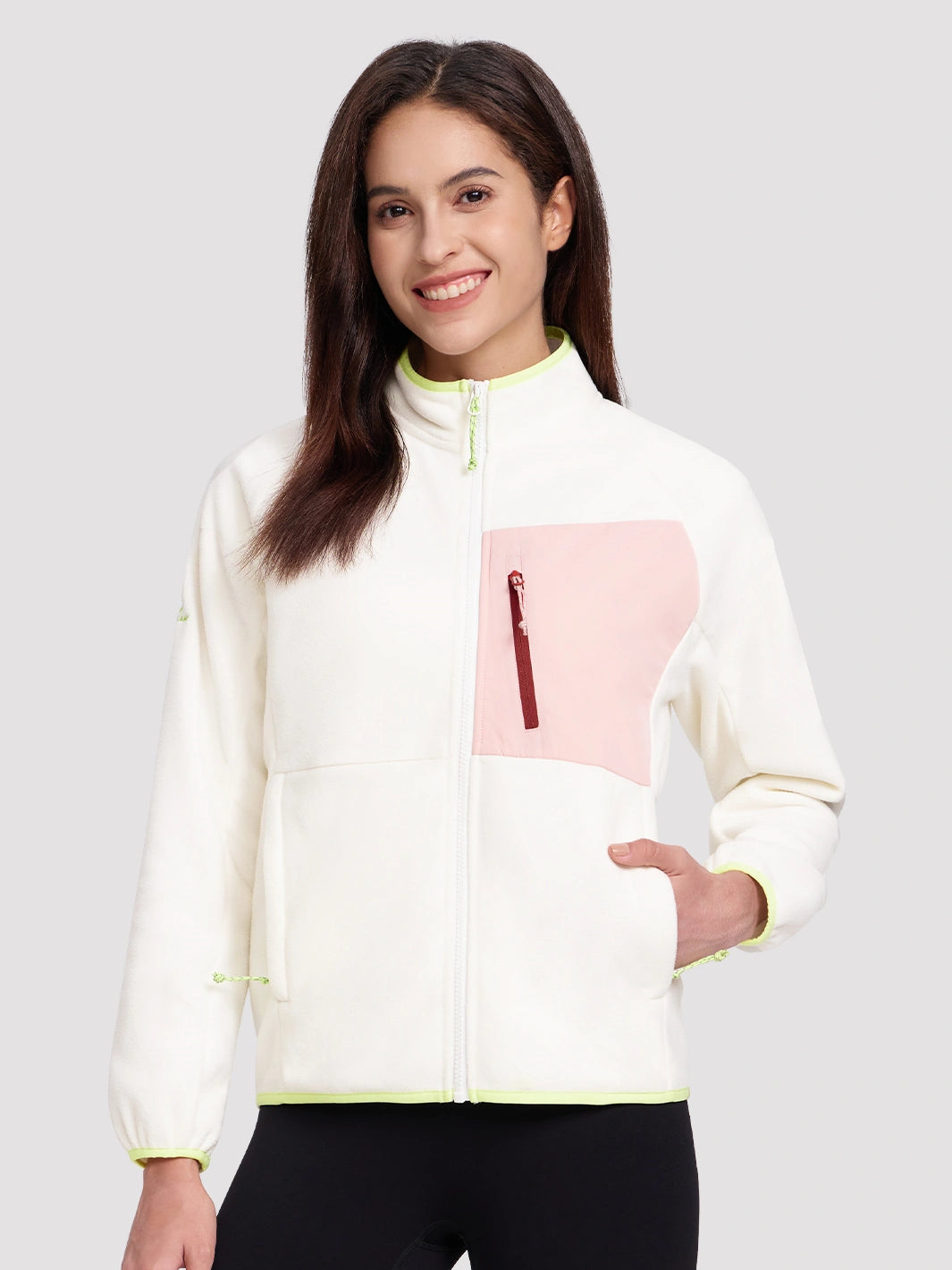 Women's Polar Fleece Full-Zip Jacket PIONEER CAMP