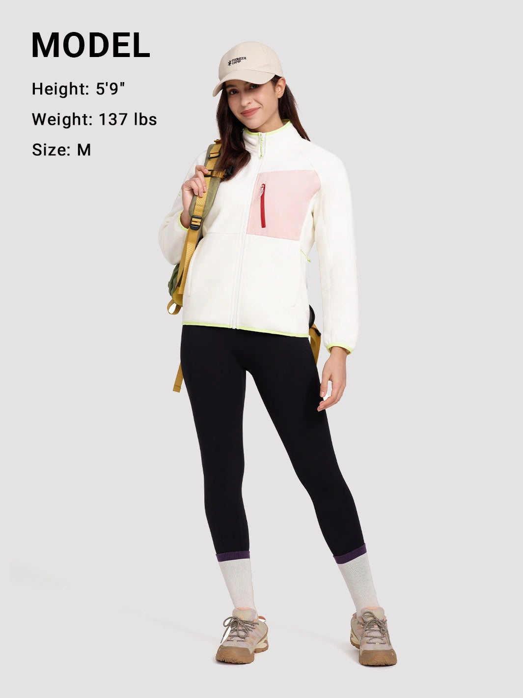 Women's Polar Fleece Full-Zip Jacket PIONEER CAMP