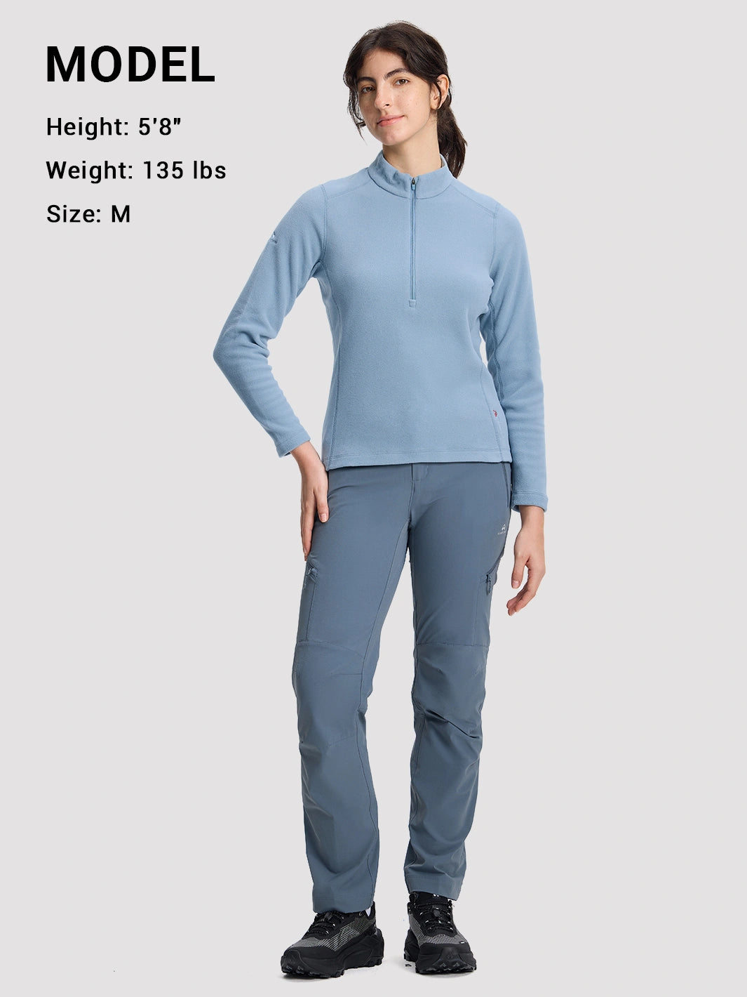 Women's Polartec Micro Fleece 1/4-Zip Pullover PIONEER CAMP