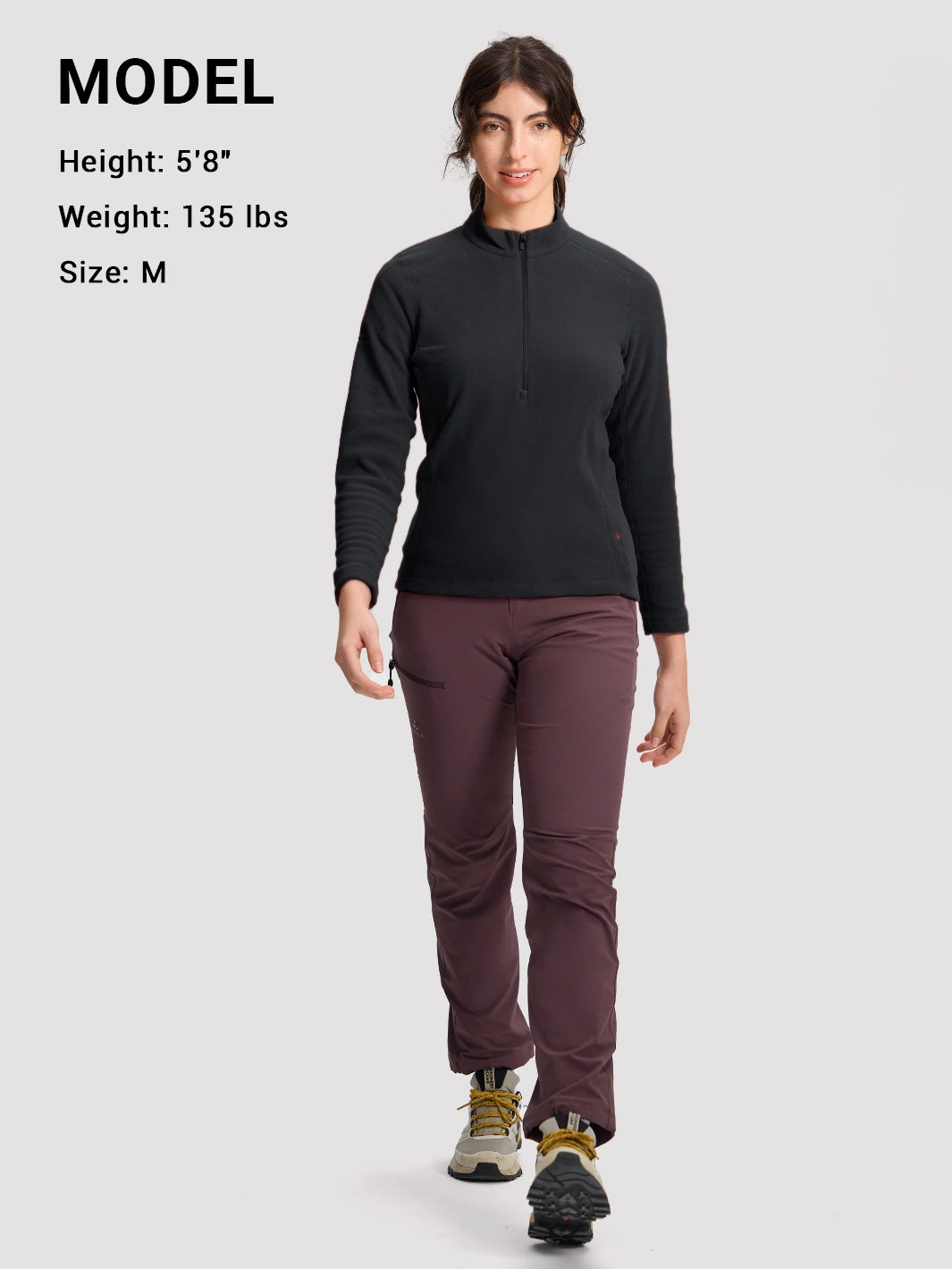 Women's Polartec Micro Fleece 1/4-Zip Pullover PIONEER CAMP