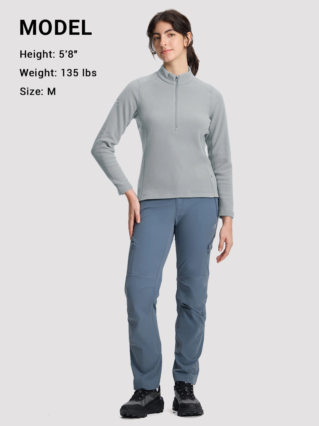 Women's Polartec Micro Fleece 1/4-Zip Pullover PIONEER CAMP