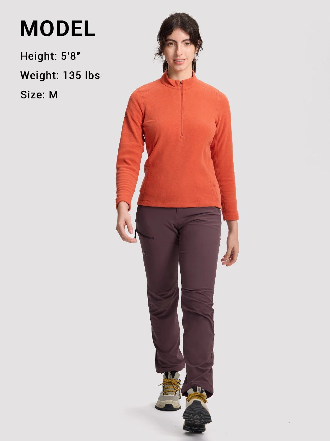 Women's Polartec Micro Fleece 1/4-Zip Pullover PIONEER CAMP