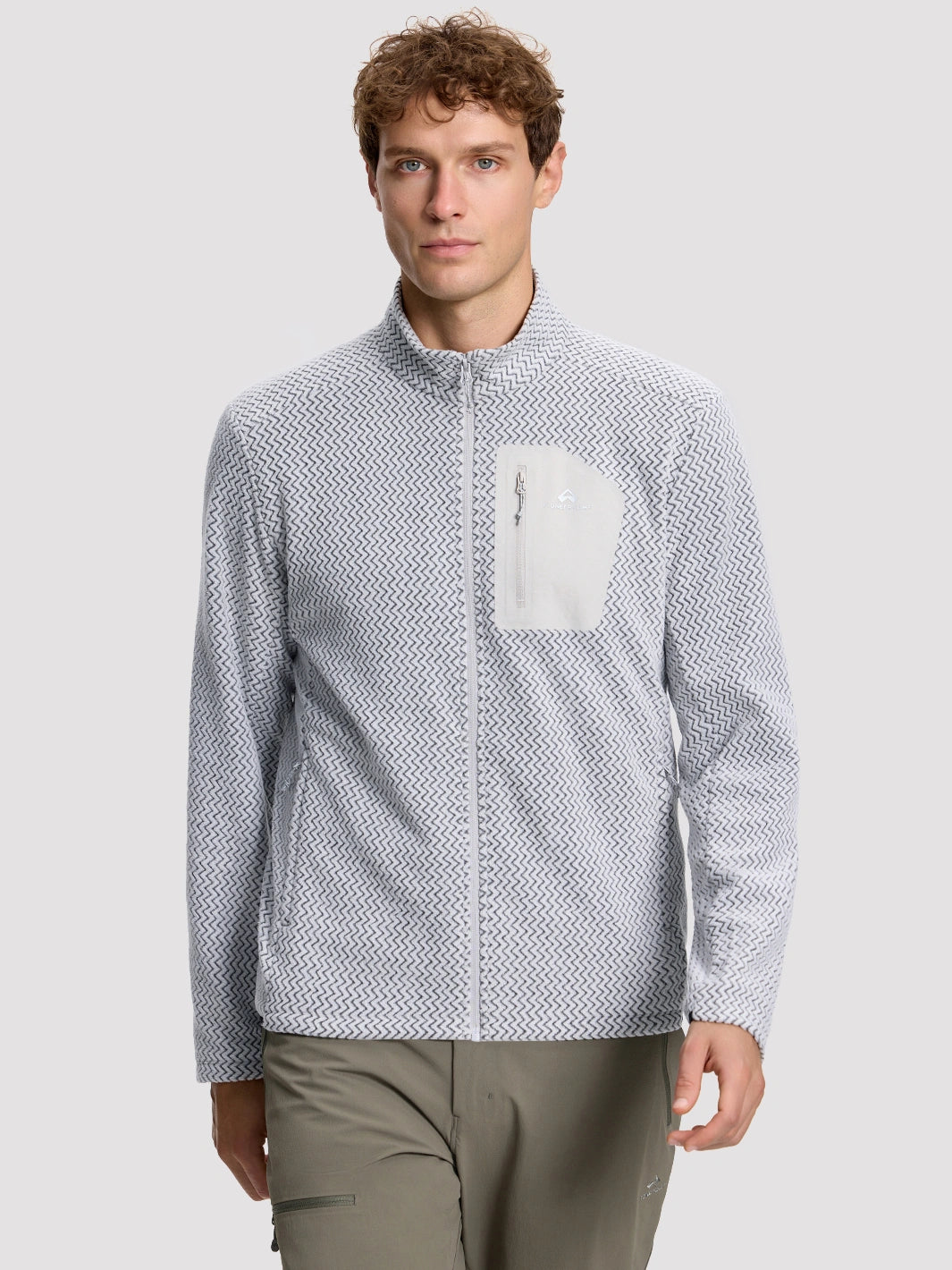 Men's Moisture-Wicking Wave Fleece Jacket PIONEER CAMP