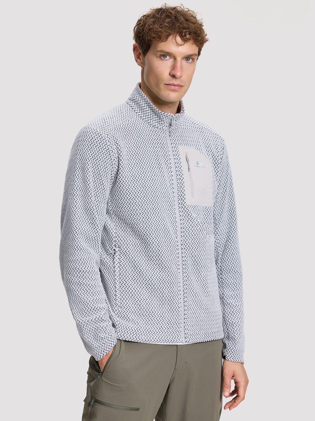 Men's Moisture-Wicking Wave Fleece Jacket PIONEER CAMP