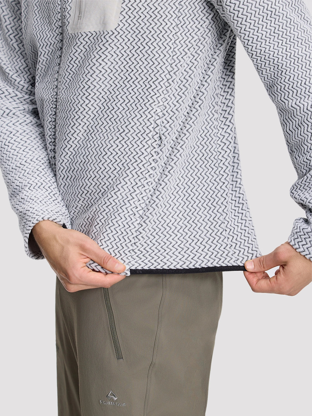 Men's Moisture-Wicking Wave Fleece Jacket PIONEER CAMP