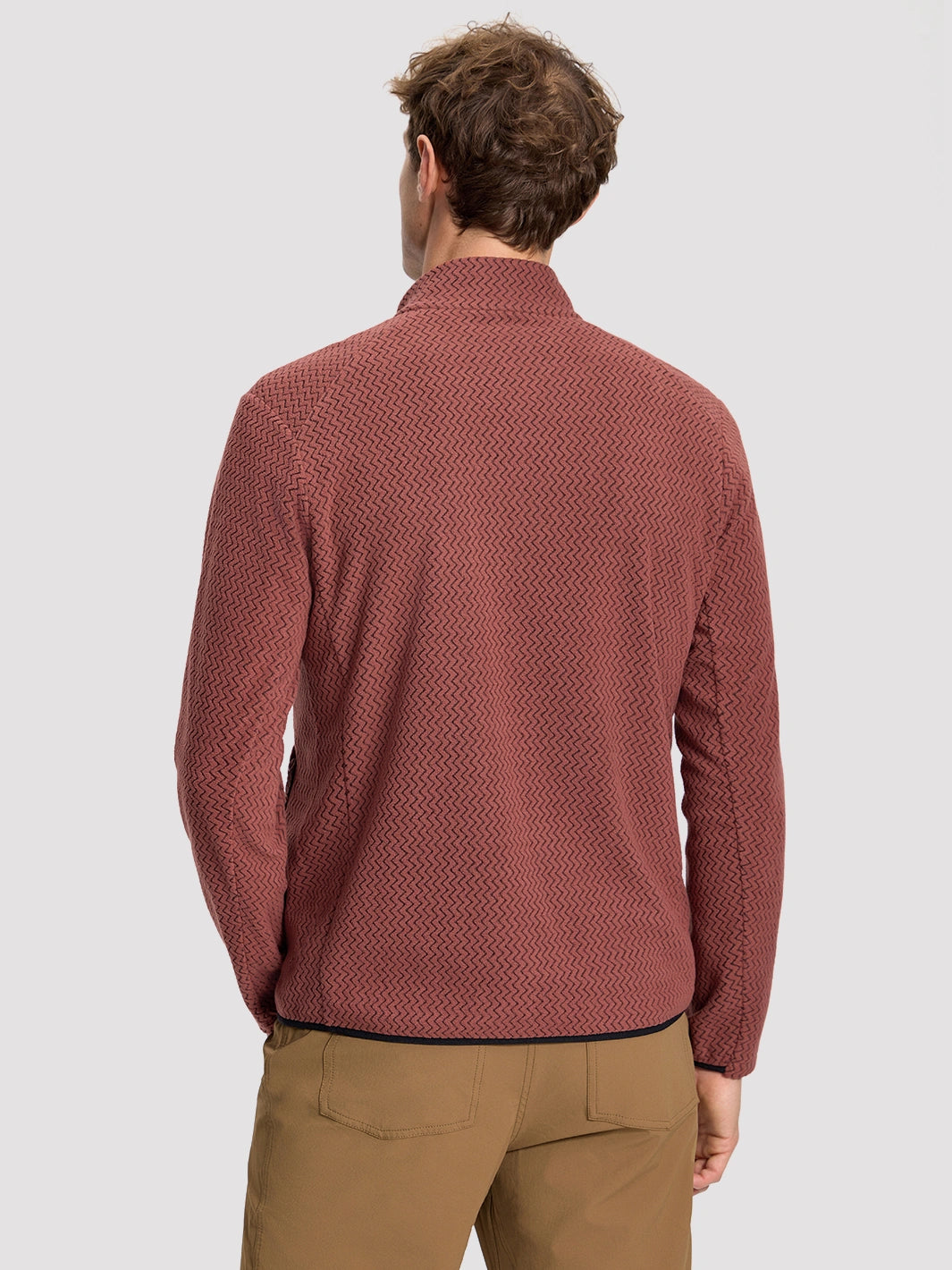 Men's Moisture-Wicking Wave Fleece Jacket PIONEER CAMP