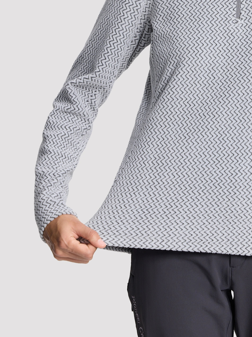 Women's 250G Merino Wool Stand-Collar Half-Zip Top PIONEER CAMP