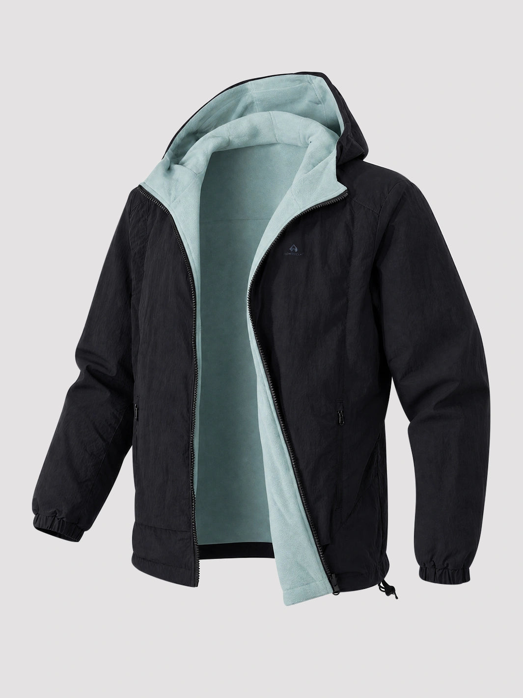 Men's Reversible Fleece Lined Softshell Jacket PIONEER CAMP