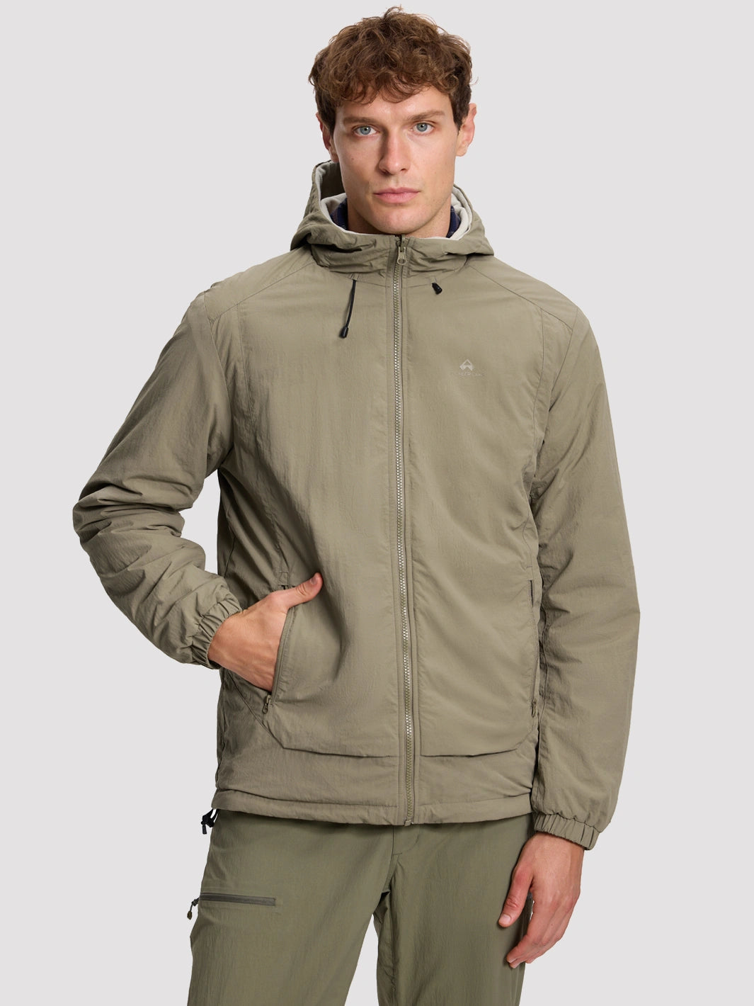Men's Reversible Fleece Lined Softshell Jacket PIONEER CAMP