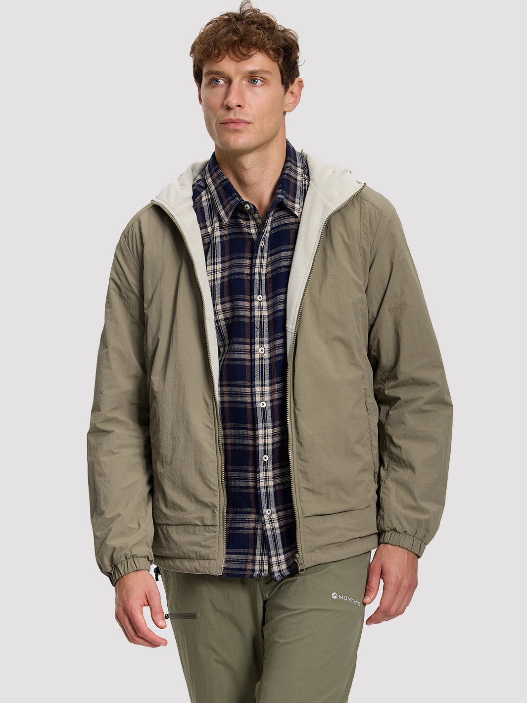 Men's Reversible Fleece Lined Softshell Jacket PIONEER CAMP
