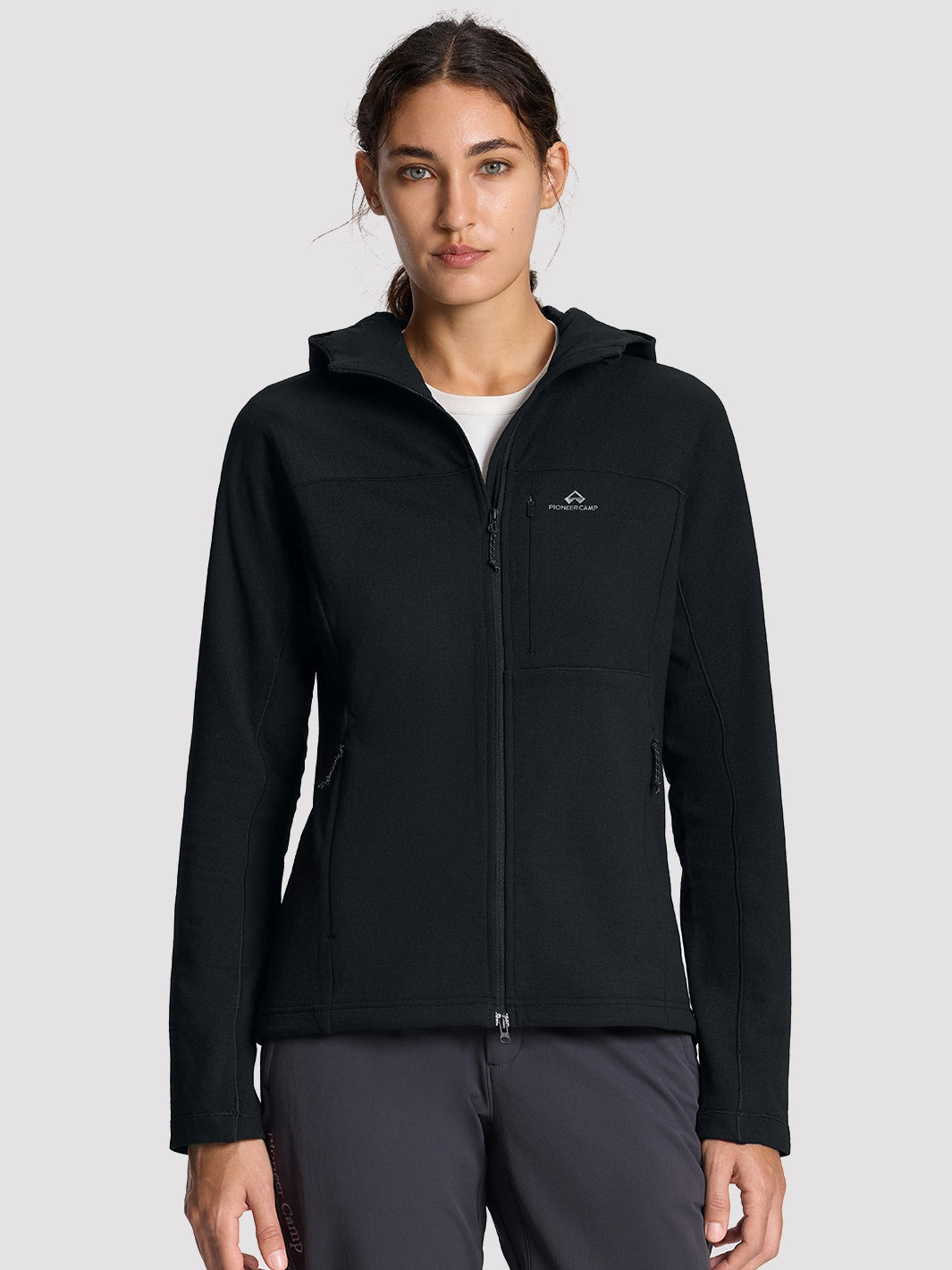 Women's Sorona Grid Fleece Hooded Jacket PIONEER CAMP