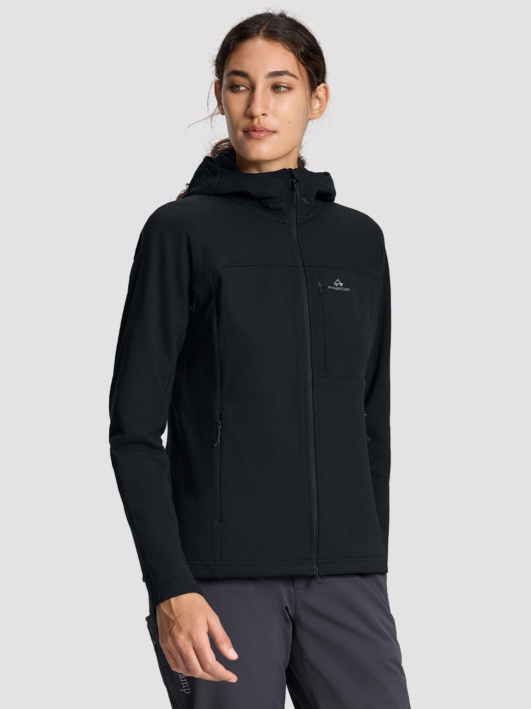 Women's Sorona Grid Fleece Hooded Jacket PIONEER CAMP
