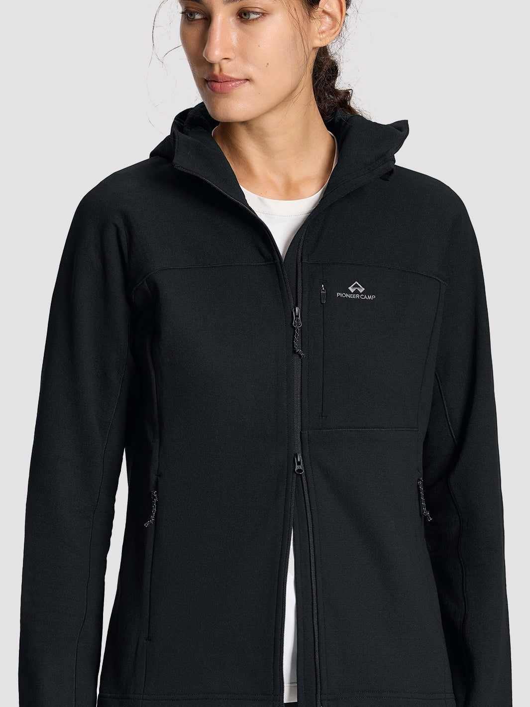 Women's Sorona Grid Fleece Hooded Jacket PIONEER CAMP