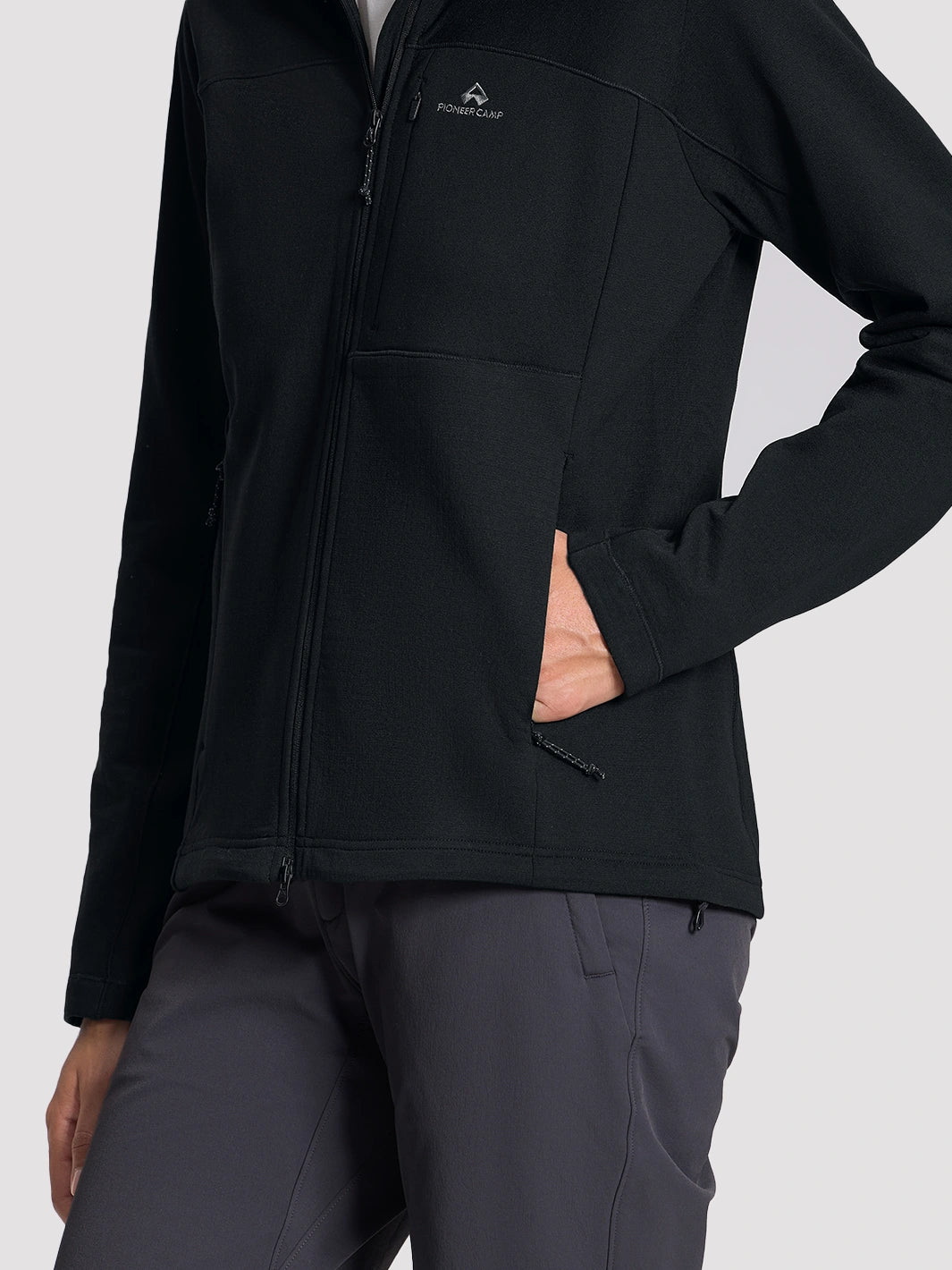 Women's Sorona Grid Fleece Hooded Jacket PIONEER CAMP