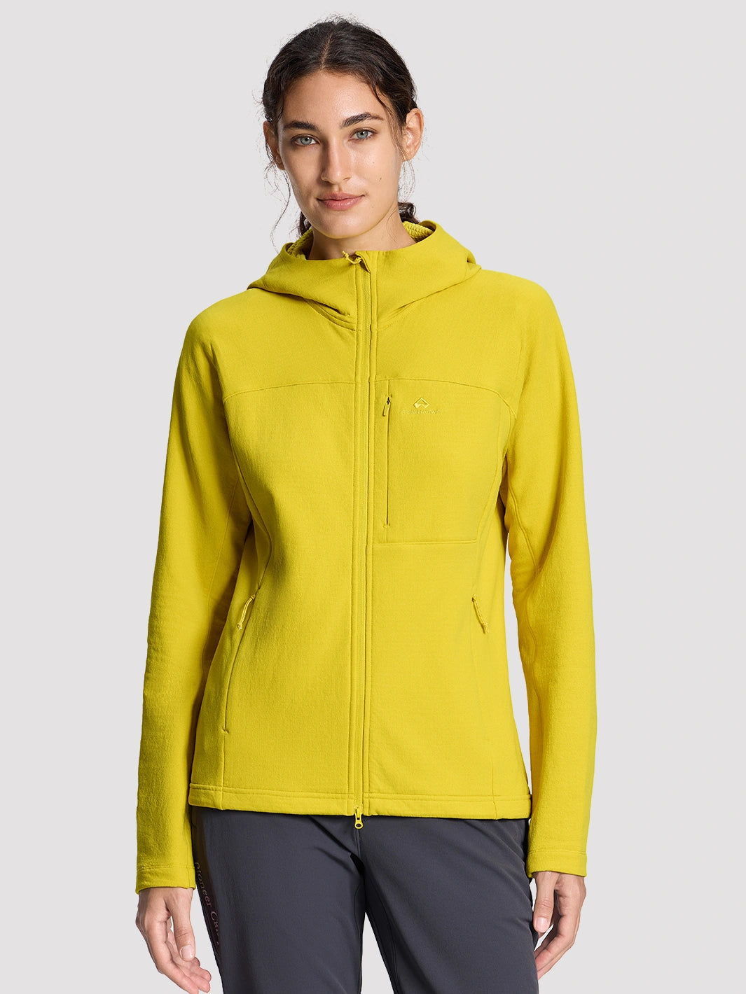 Women's Sorona Grid Fleece Hooded Jacket PIONEER CAMP