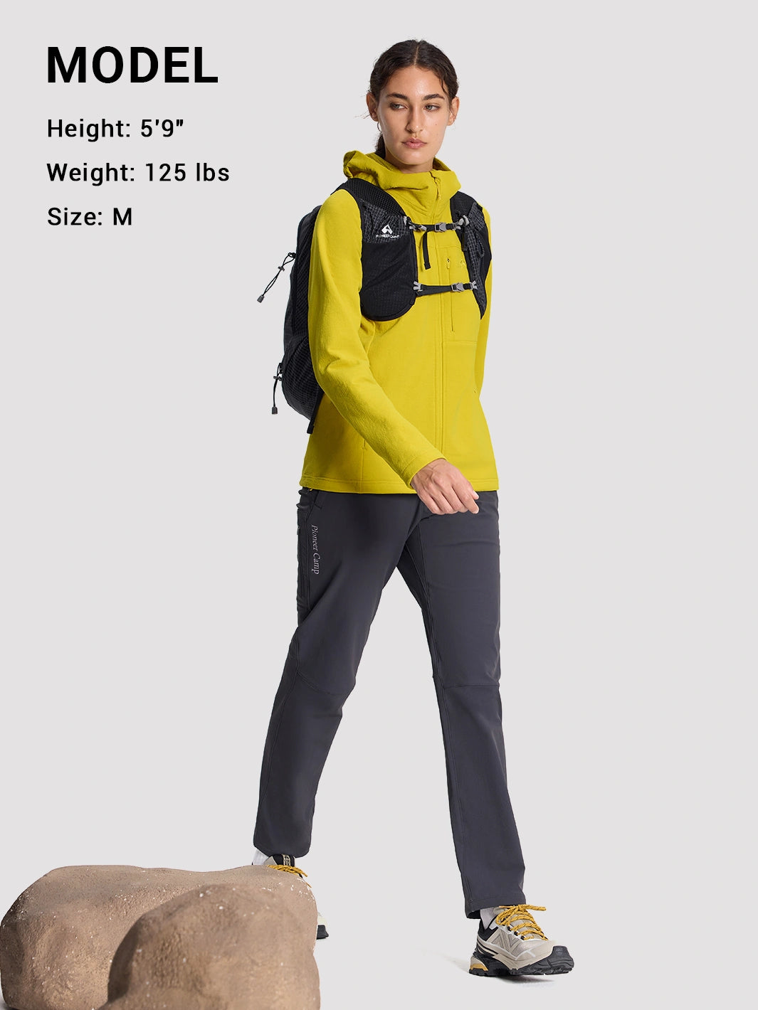 Women's Sorona Grid Fleece Hooded Jacket PIONEER CAMP