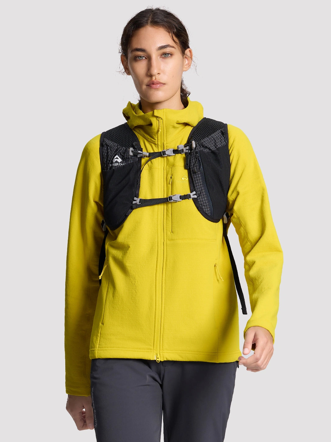 Women's Sorona Grid Fleece Hooded Jacket PIONEER CAMP