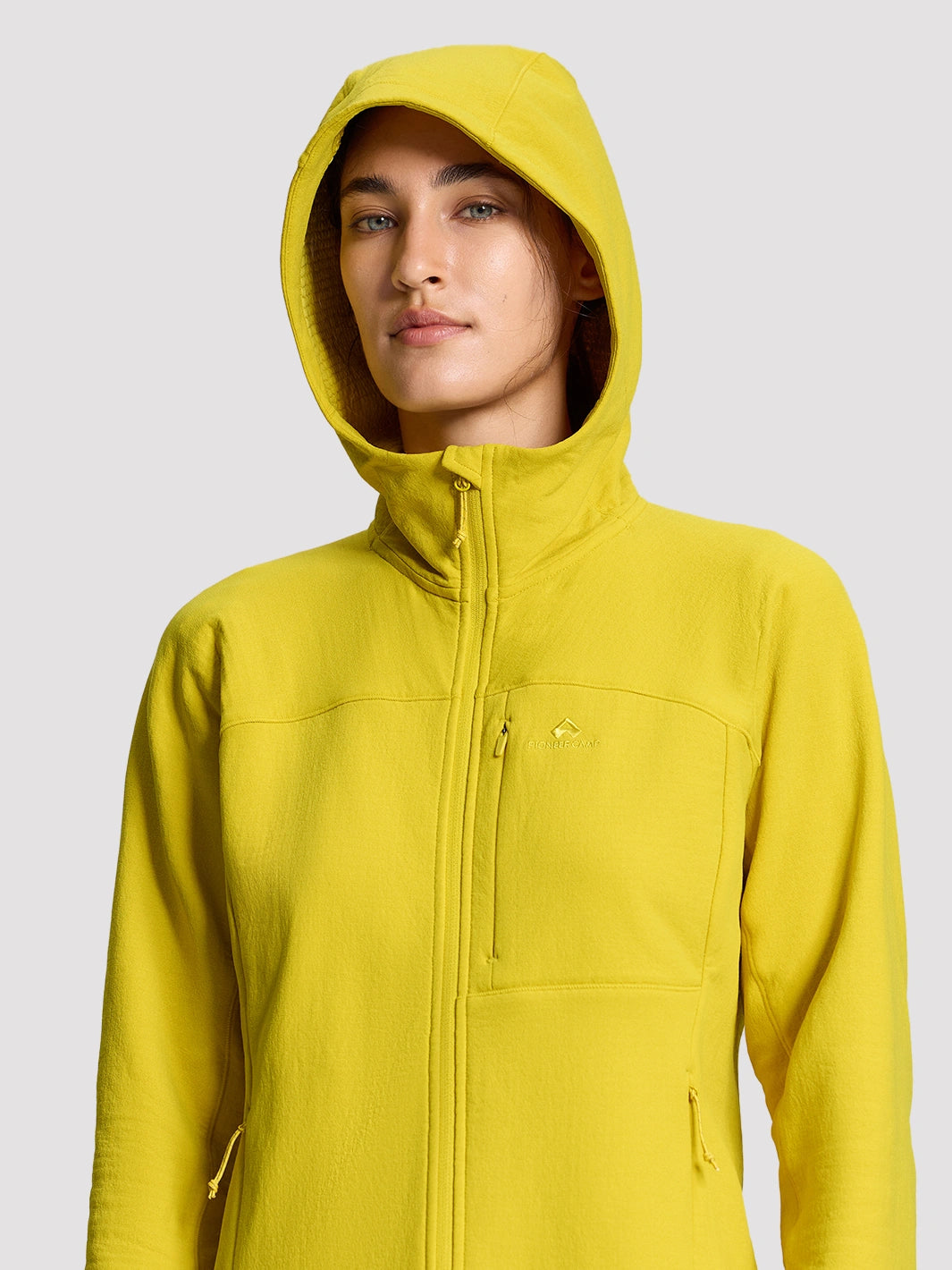 Women's Sorona Grid Fleece Hooded Jacket PIONEER CAMP