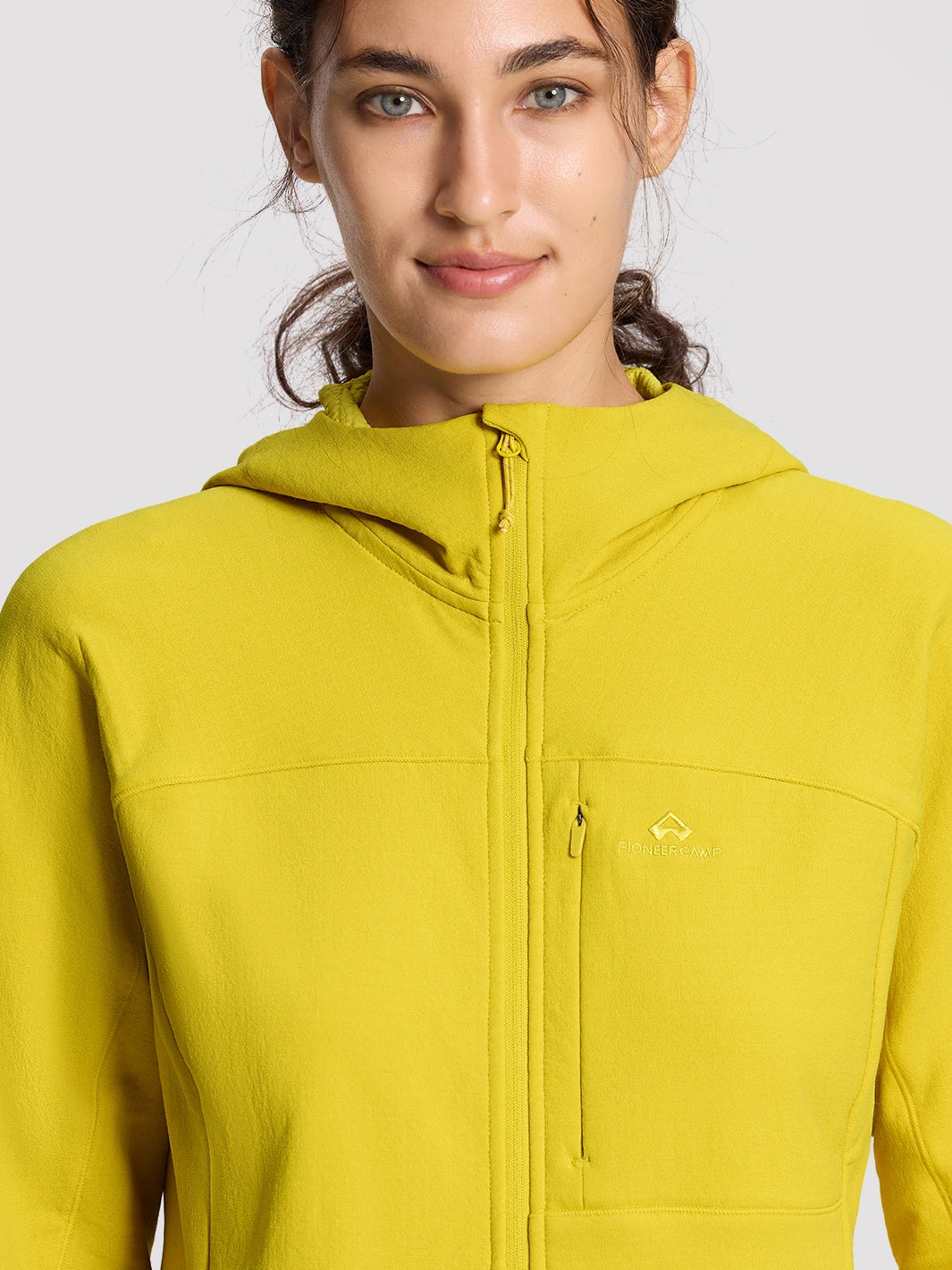 Women's Sorona Grid Fleece Hooded Jacket PIONEER CAMP
