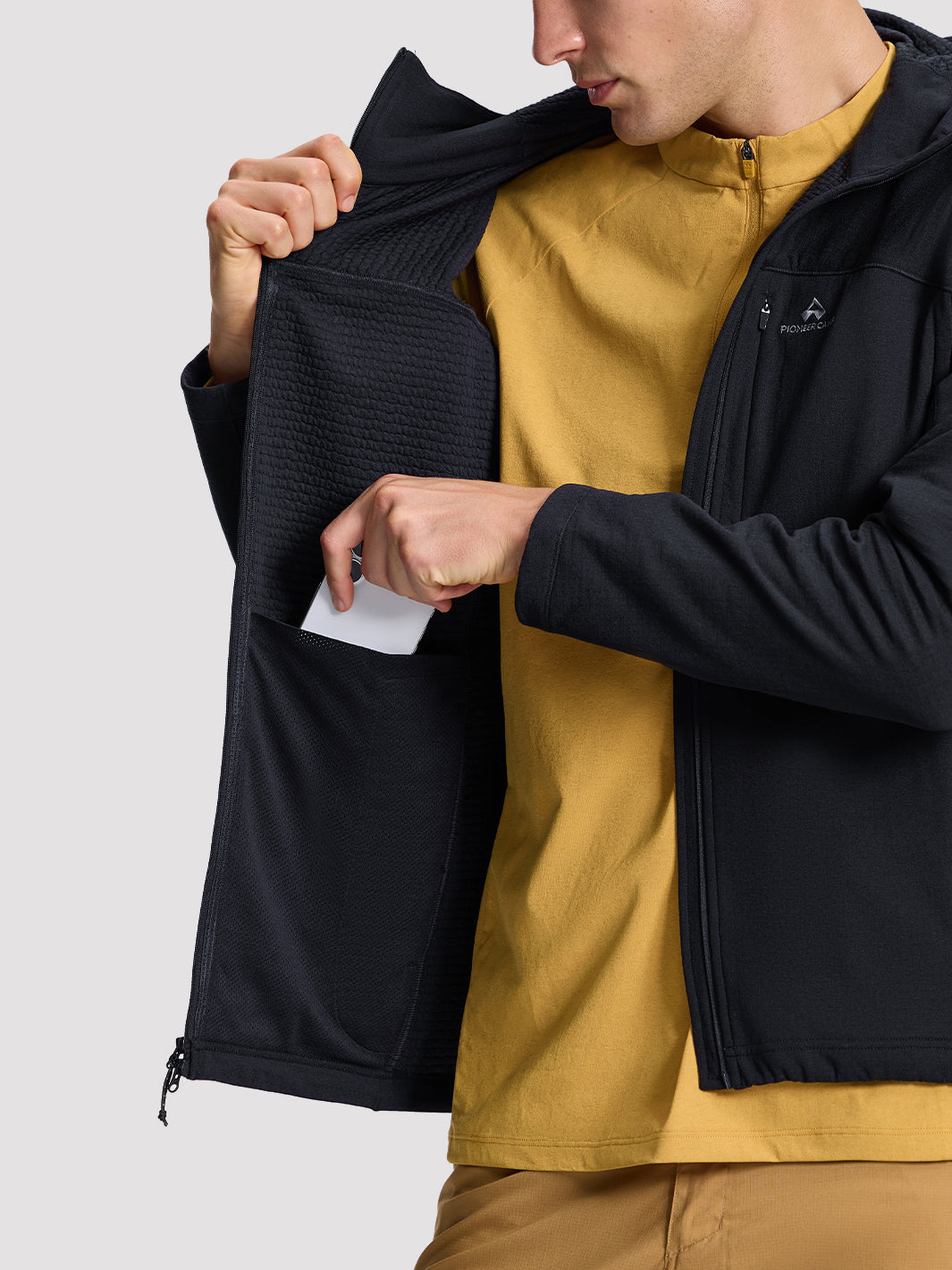 Men's Sorona® Grid Fleece Hiking Jacket PIONEER CAMP
