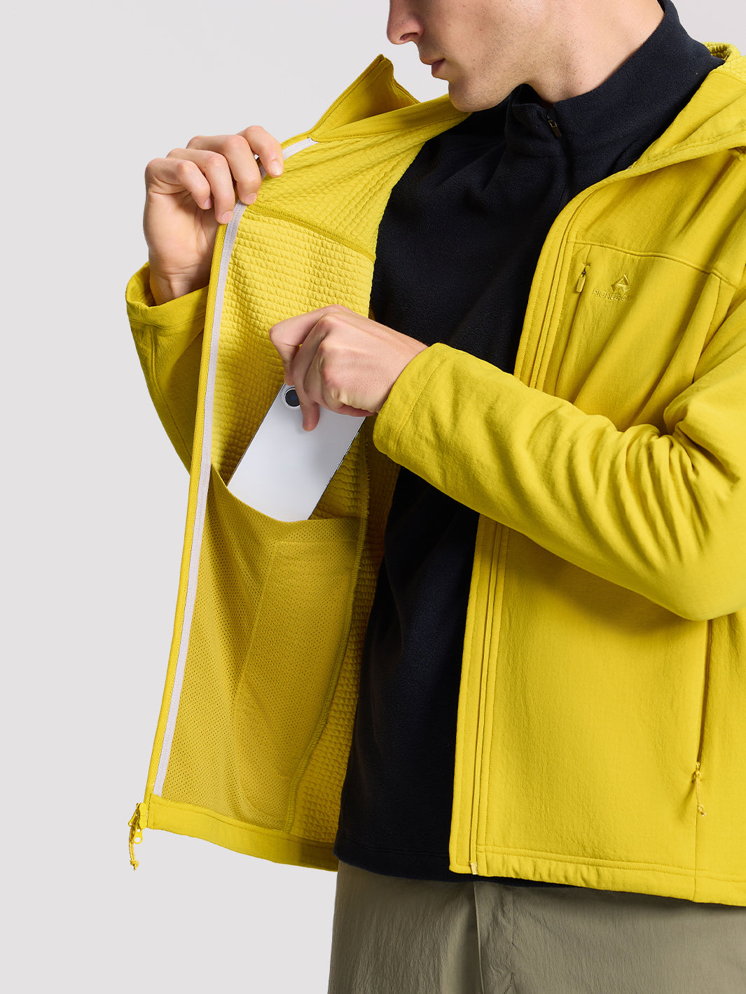 Men's Sorona® Grid Fleece Hiking Jacket PIONEER CAMP