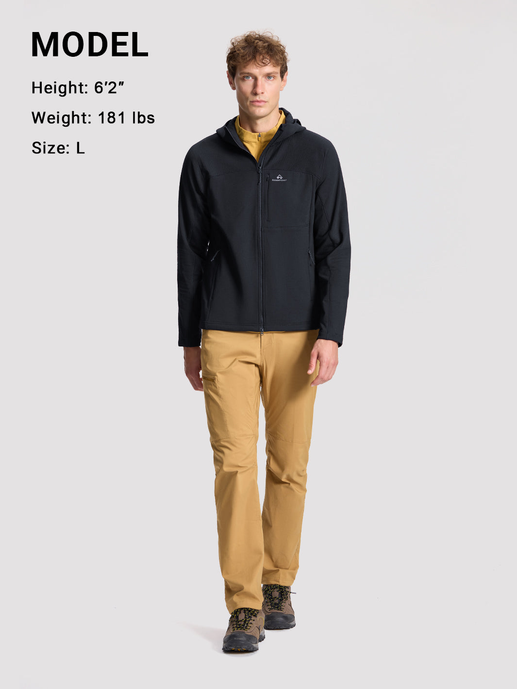 Men's Sorona® Grid Fleece Hiking Jacket PIONEER CAMP