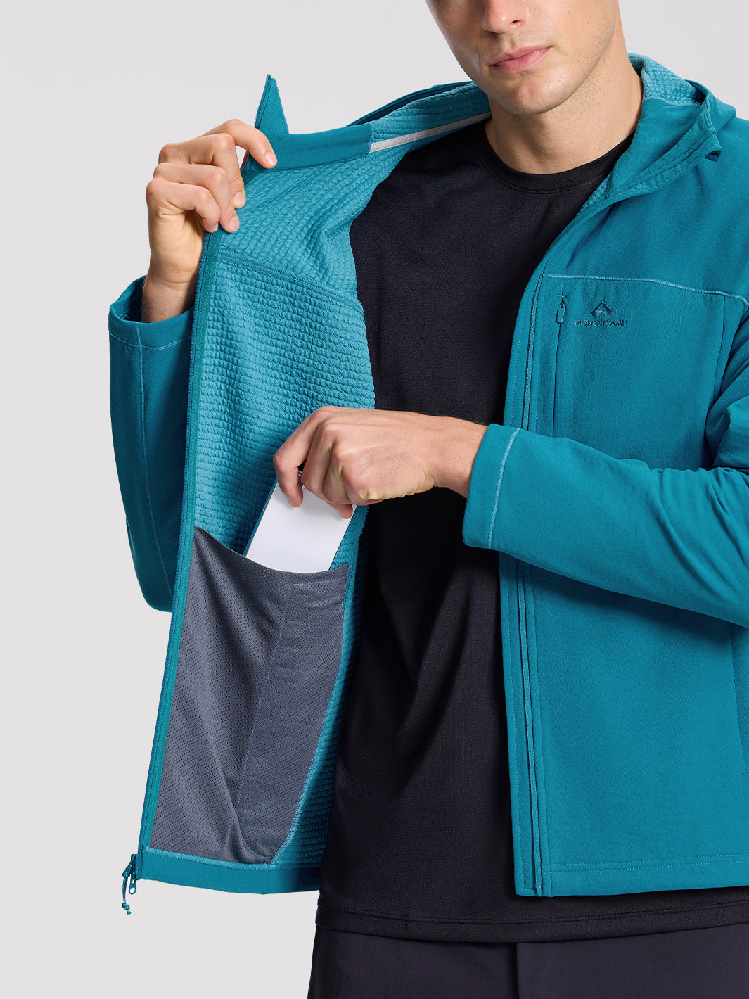 Men's Sorona® Grid Fleece Hiking Jacket PIONEER CAMP