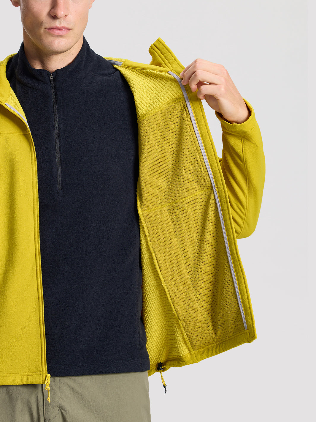 Men's Sorona® Grid Fleece Hiking Jacket PIONEER CAMP