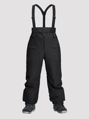 Men's 20K Waterproof 3-Layer Baggy Ski Bibs with Suspenders
