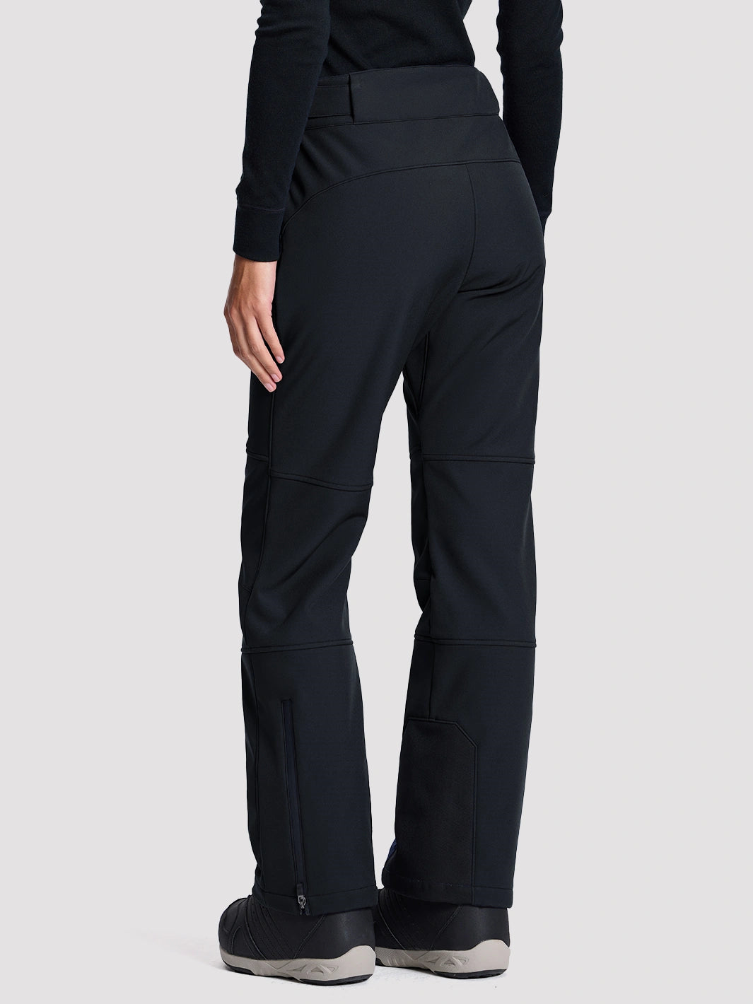 Women's CORDURA 3-Layer Water-Resistant Softshell Flared Ski Pants PIONEER CAMP