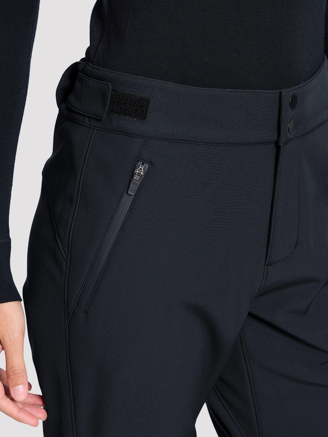 Women's CORDURA 3-Layer Water-Resistant Softshell Flared Ski Pants PIONEER CAMP