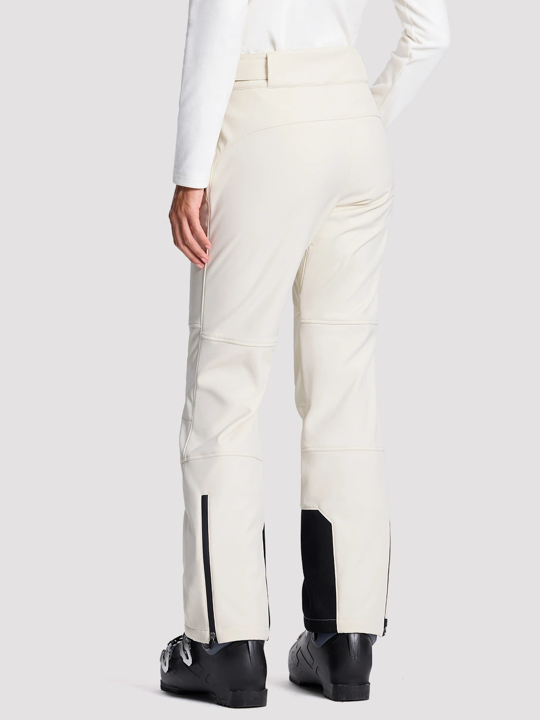 Women's CORDURA 3-Layer Water-Resistant Softshell Flared Ski Pants PIONEER CAMP