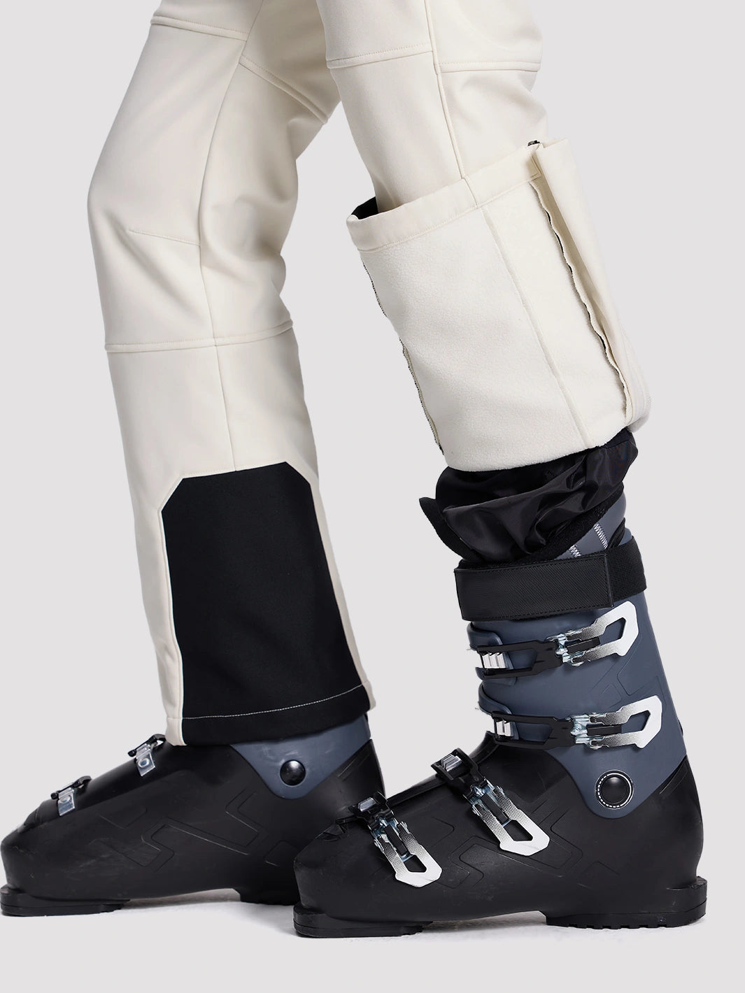 Women's CORDURA 3-Layer Water-Resistant Softshell Flared Ski Pants PIONEER CAMP