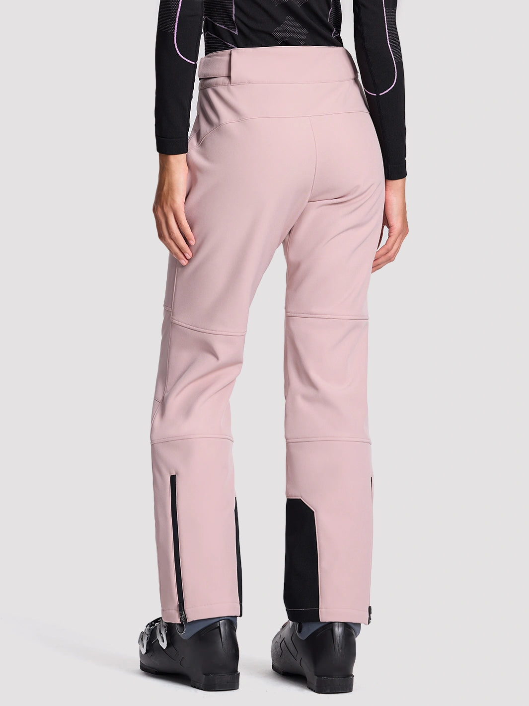Women's CORDURA 3-Layer Water-Resistant Softshell Flared Ski Pants PIONEER CAMP
