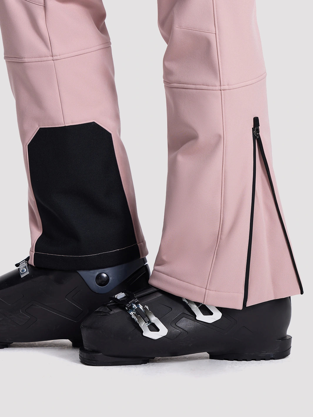 Women's CORDURA 3-Layer Water-Resistant Softshell Flared Ski Pants PIONEER CAMP