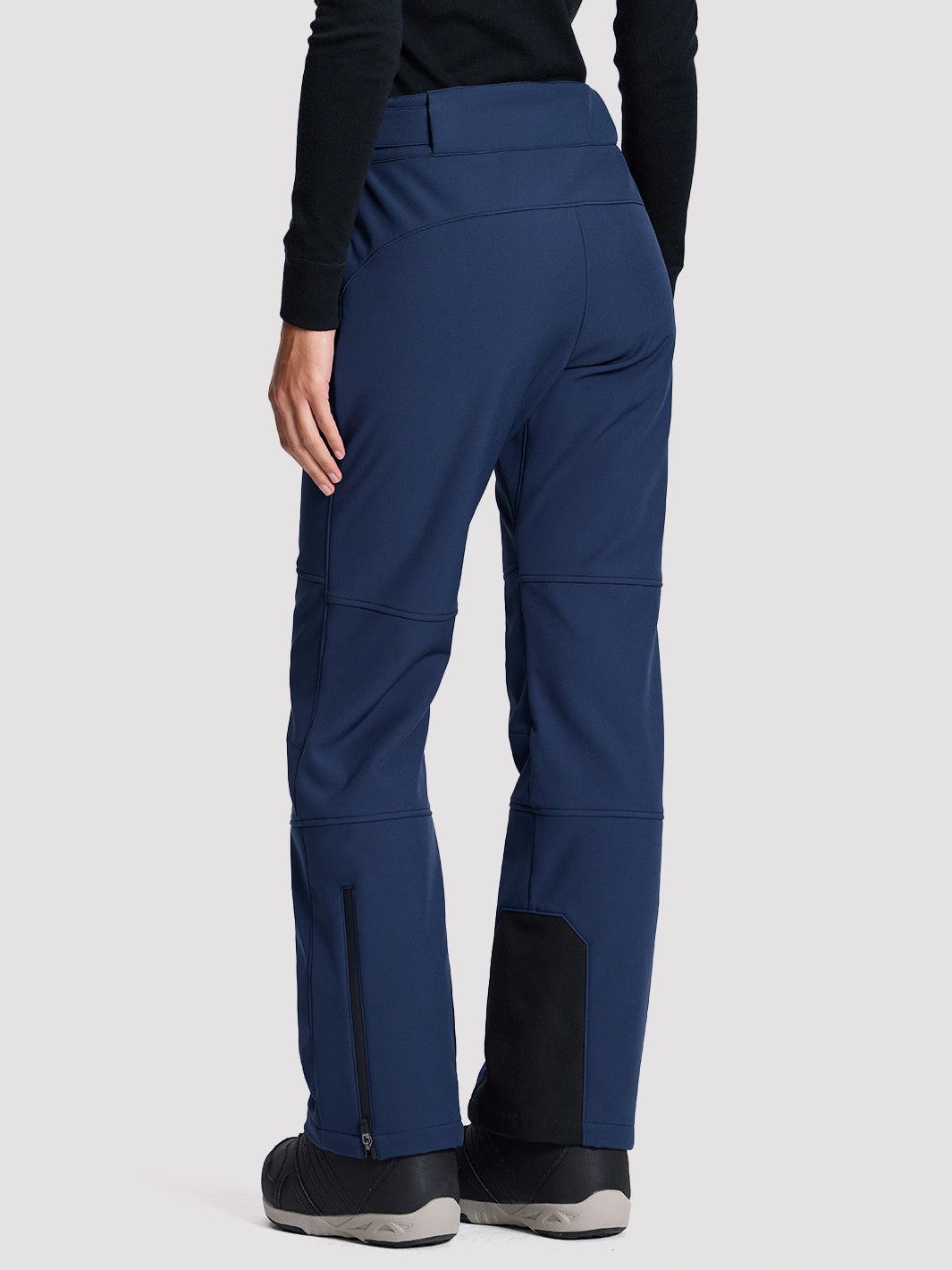Women's CORDURA 3-Layer Water-Resistant Softshell Flared Ski Pants PIONEER CAMP