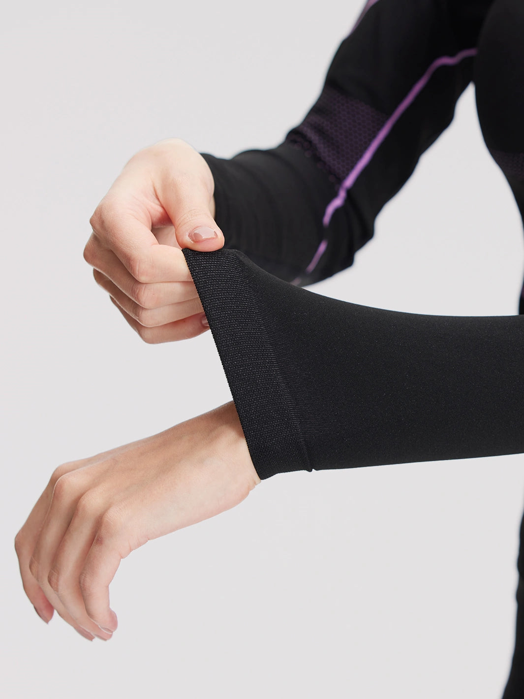 Women's Seamless Bamboo Charcoal Thermal Base Layer Set