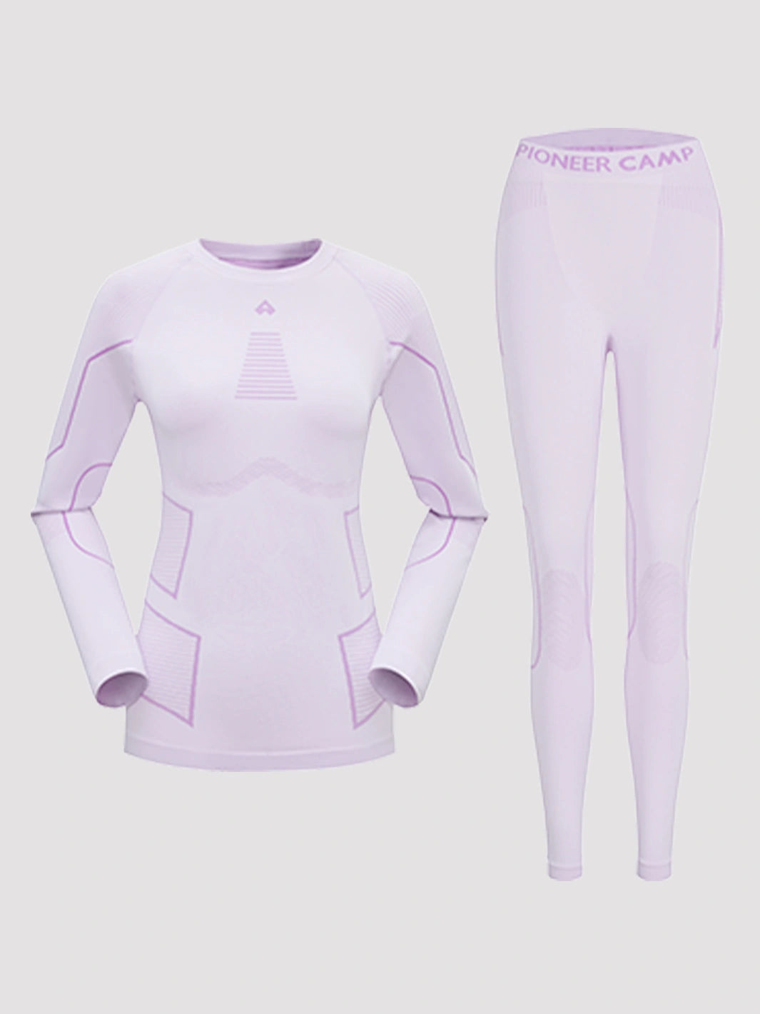 Women's Seamless Bamboo Charcoal Thermal Base Layer Set