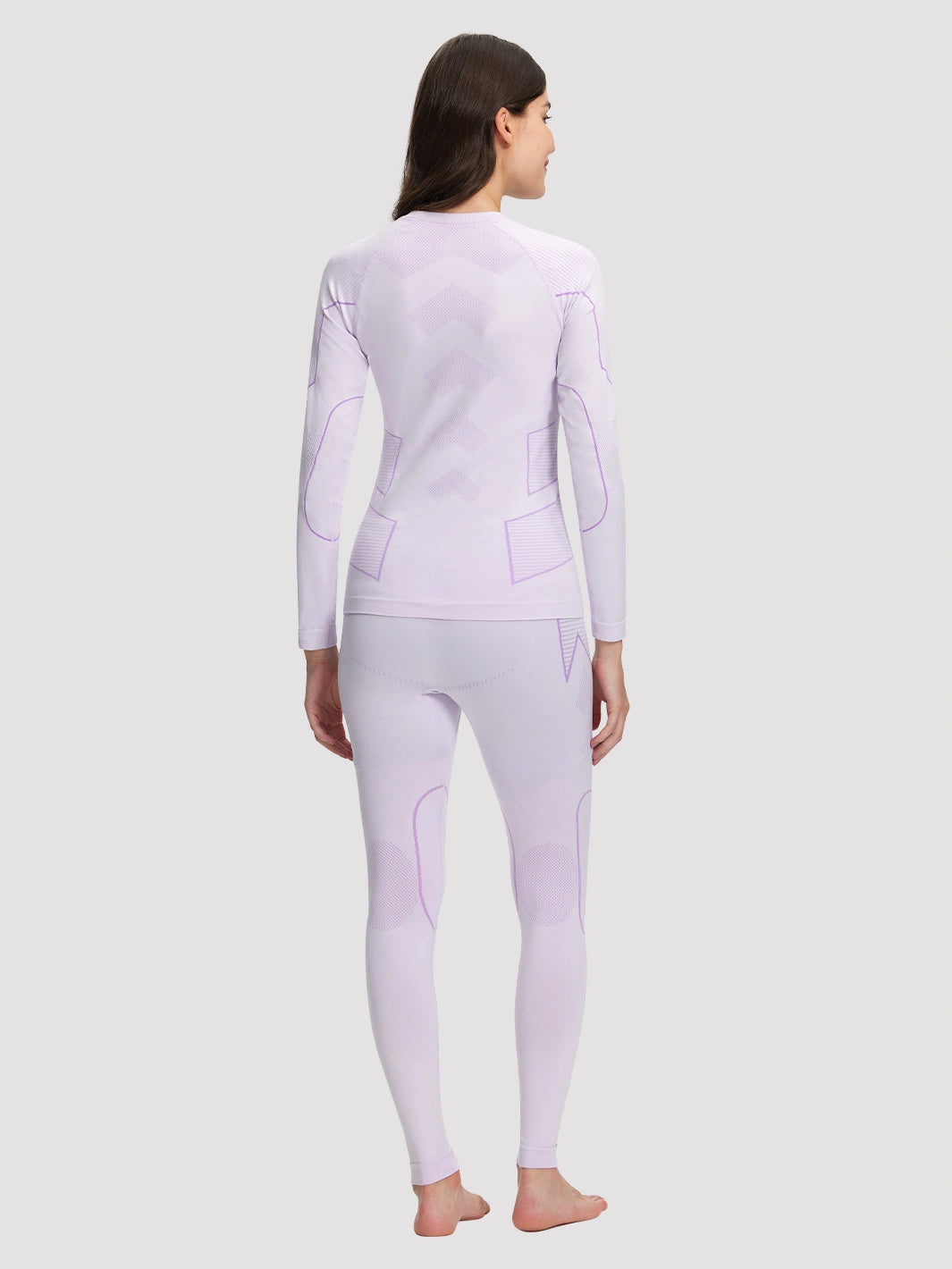 Women's Seamless Bamboo Charcoal Thermal Base Layer Set