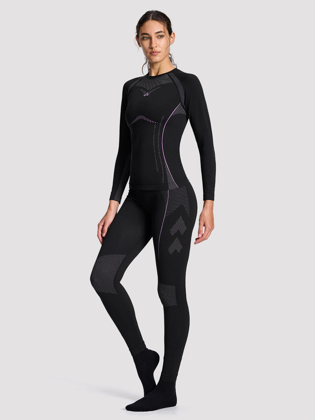 Women's Seamless Compression Thermal Base Layer Set PIONEER CAMP