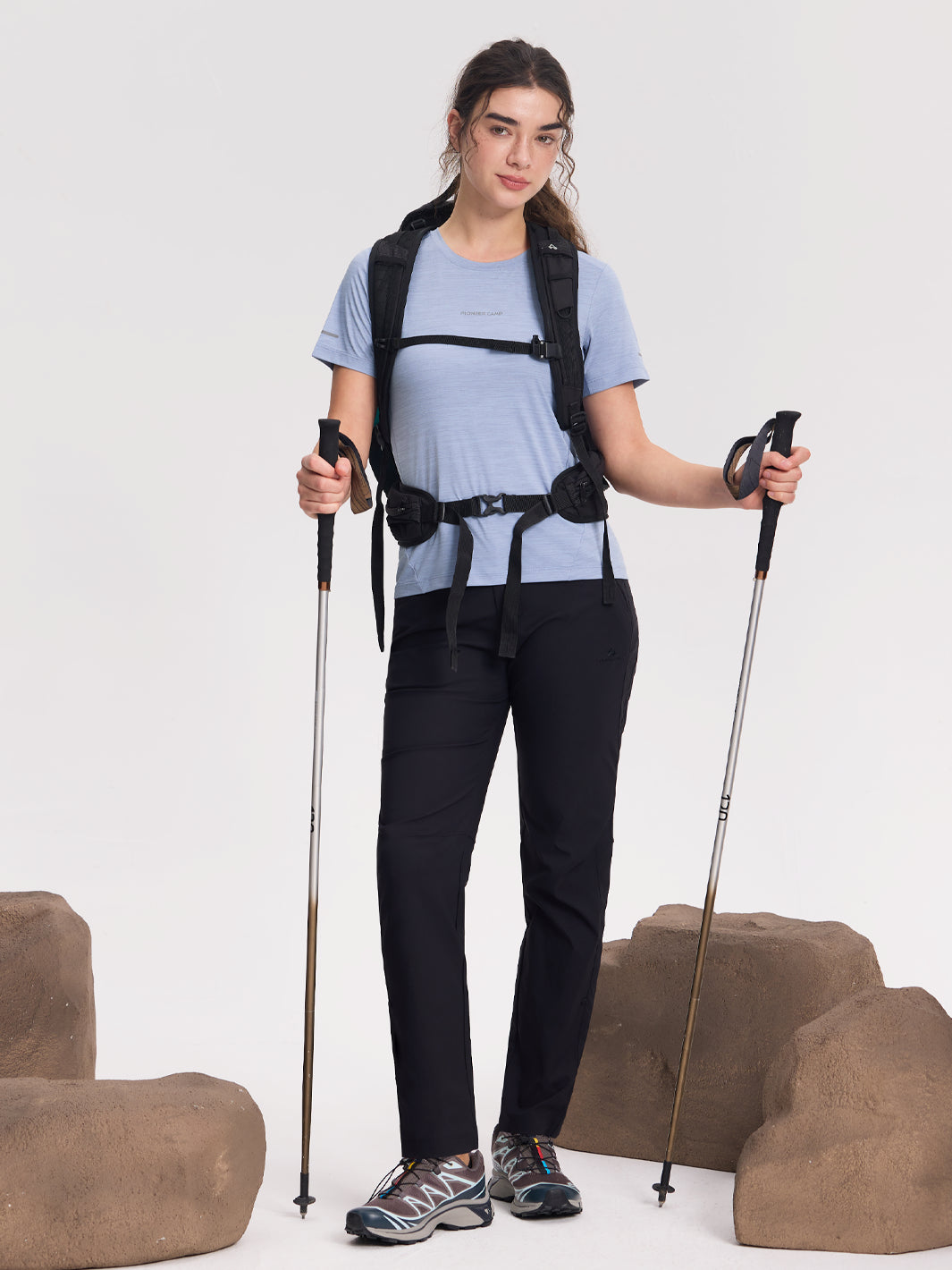 Women's Breathable Mesh-Back Running Top