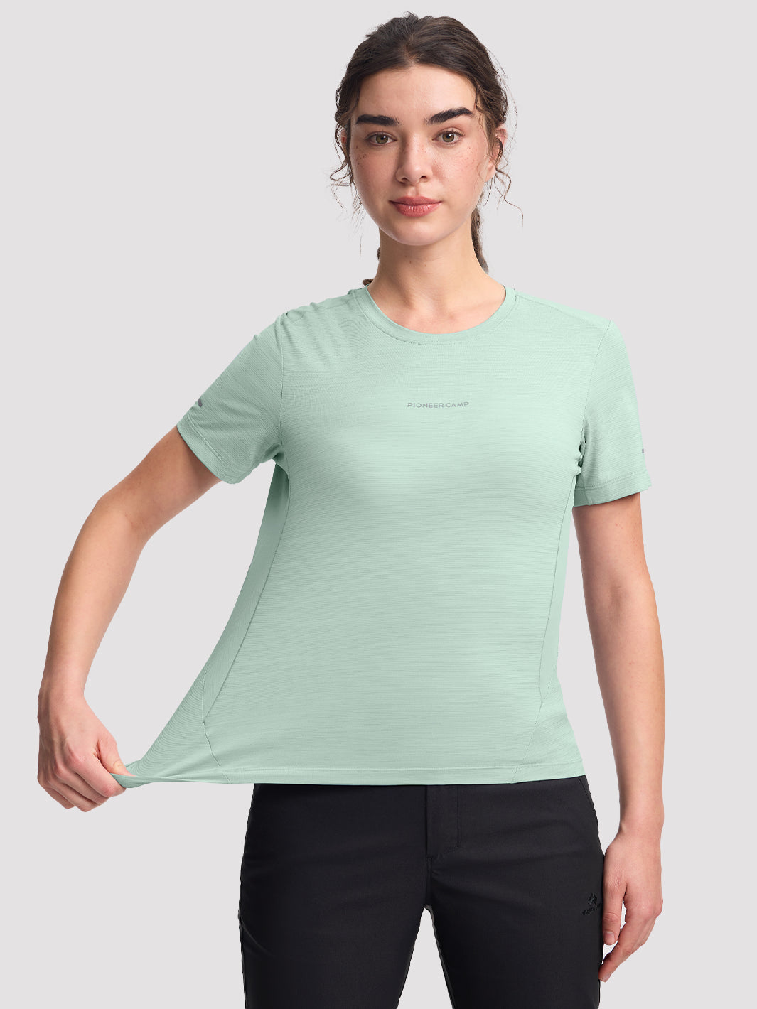 Women's Breathable Mesh-Back Running Top