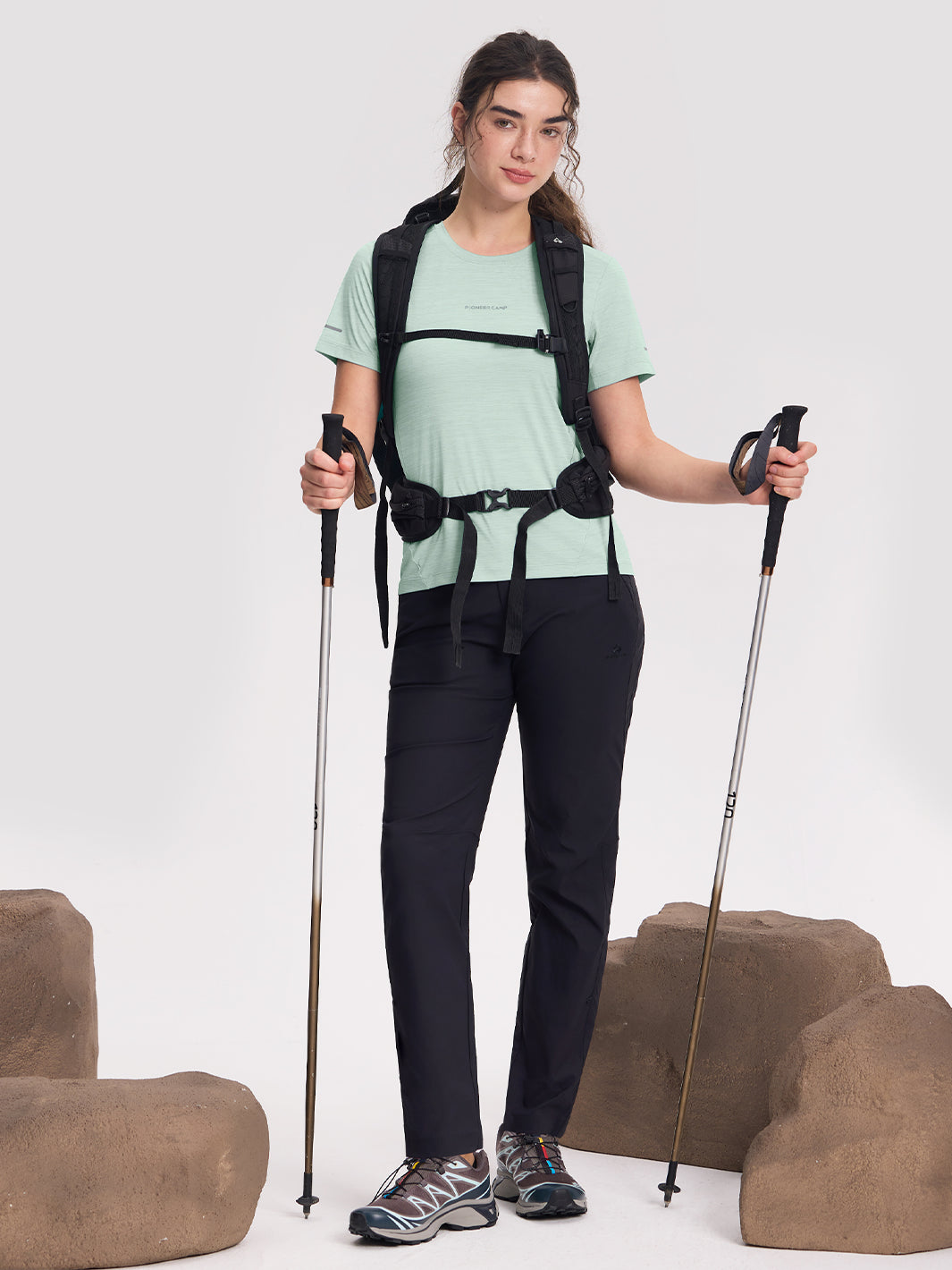 Women's Breathable Mesh-Back Running Top