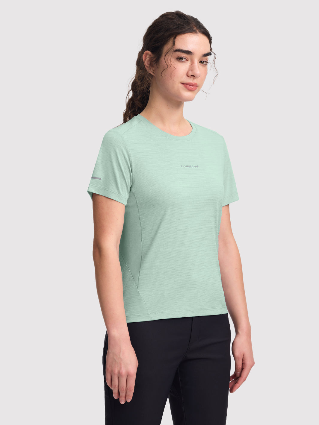 Women's Breathable Mesh-Back Running Top