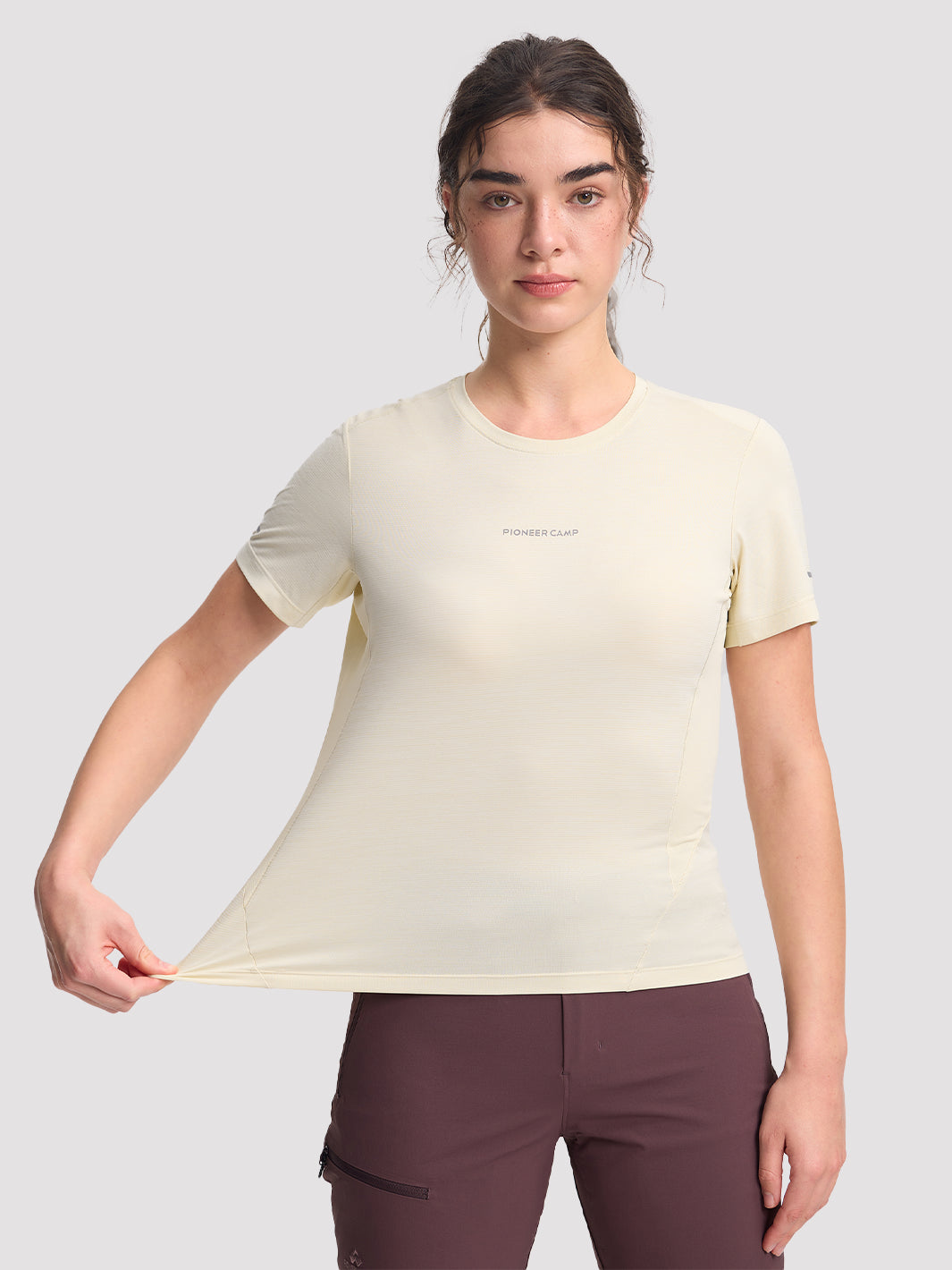 Women's Breathable Mesh-Back Running Top