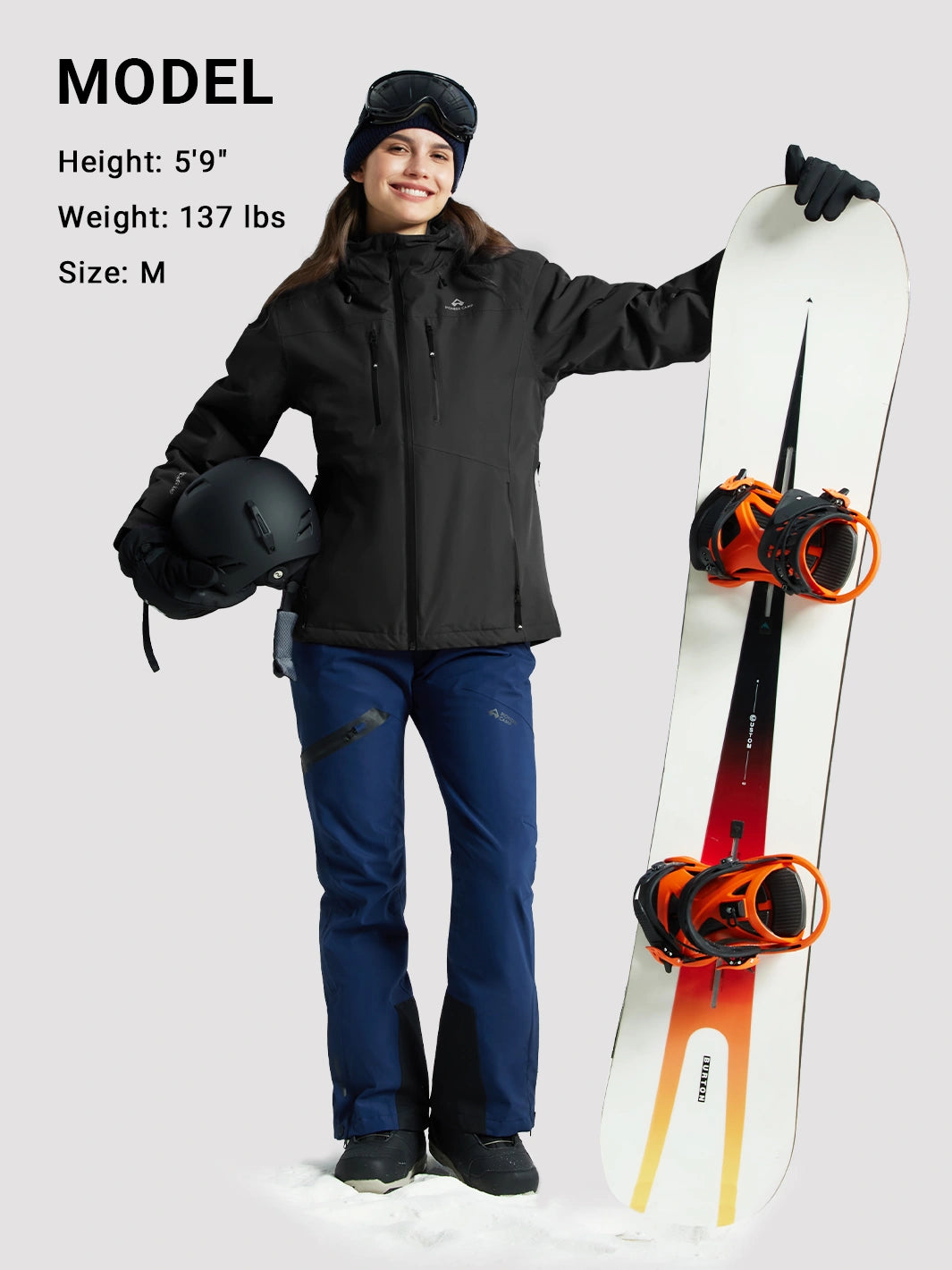 Women's Waterproof Insulated Ski Jacket